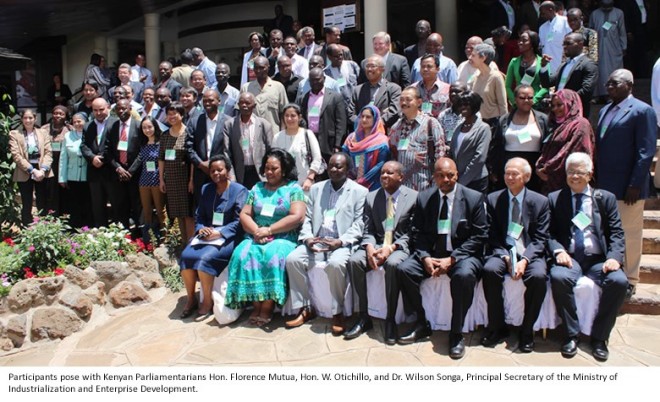 Group photo: Agri-Biotechnology and Biosafety Communications Conference 2015